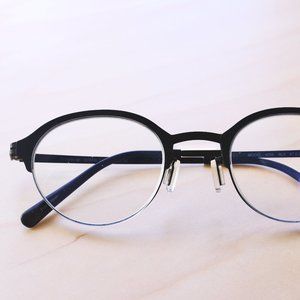 MODO 4059 SEMI RIMLESS TITANIUM EYEGLASS FRAMES